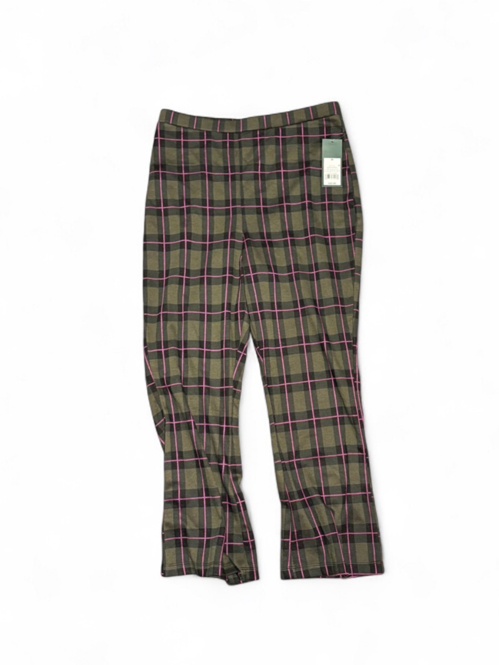Brand new! Checkered Capris with Pink Accent